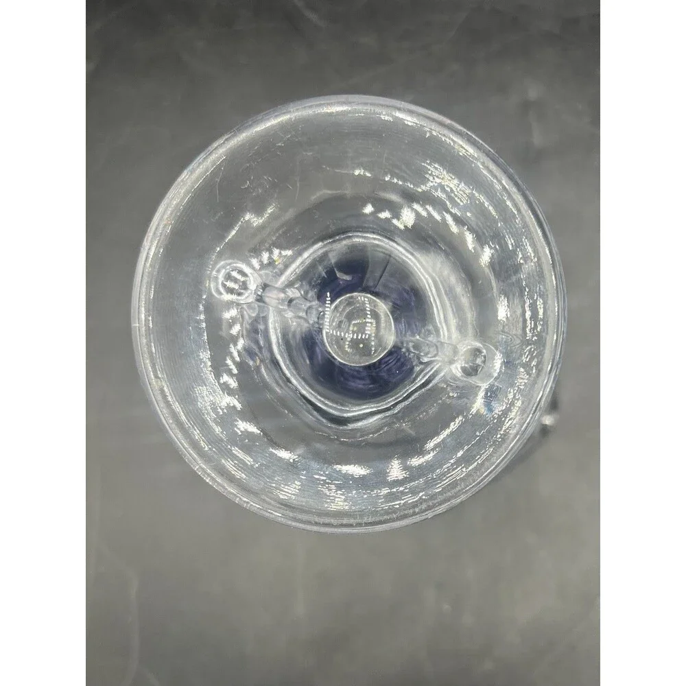 Vintage Imperial Glass Candlewick Crimped Flower Vase 8 1/8